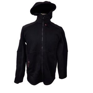 Canada Weather Gear Womens Medium Black Full Zip Hooded Polyester Heavy Jacket